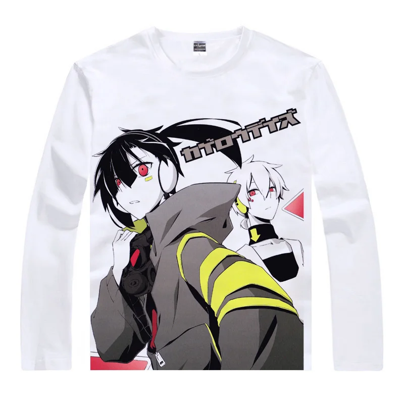 Kagerou Project футболки многостильные рубашки с длинным рукавом Kagero Purojekuto Heat Haze Mekakucity