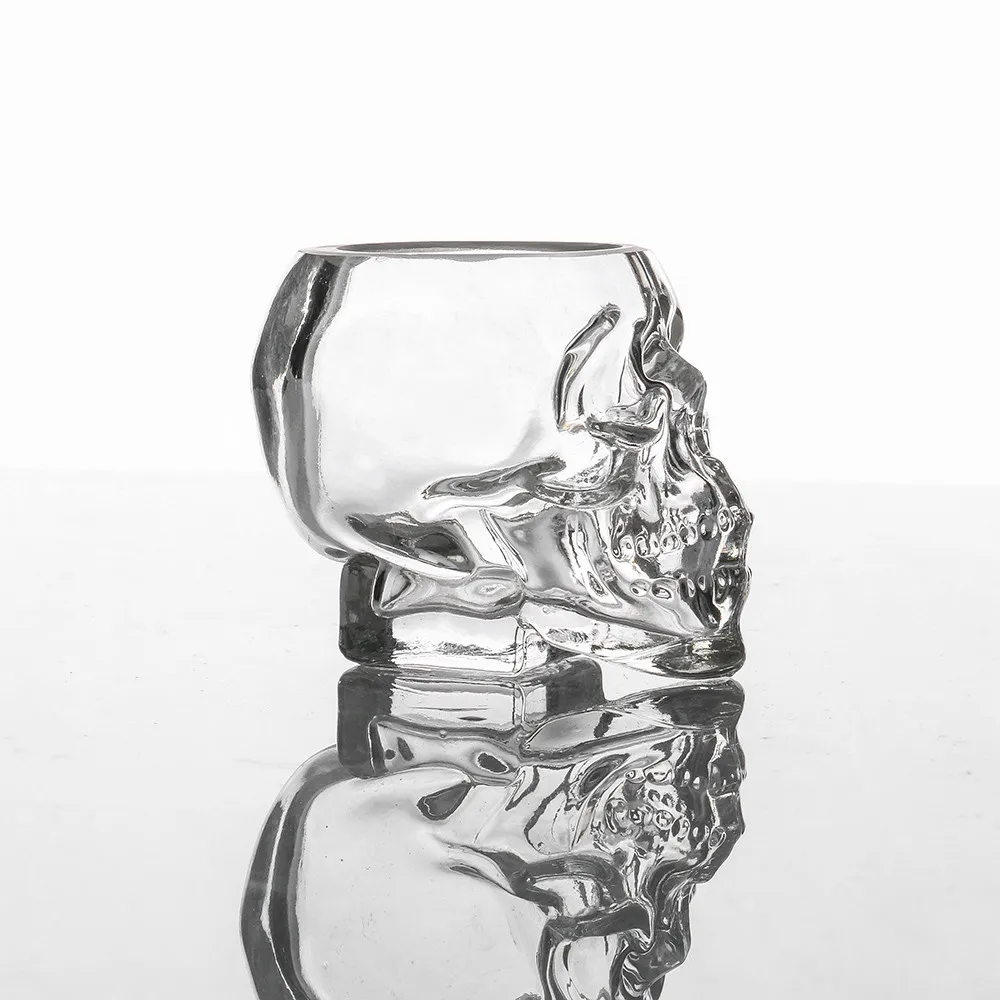 3D Хэллоуин Череп Хрустальная головка креативный бар выстрел стеклянная кофейная