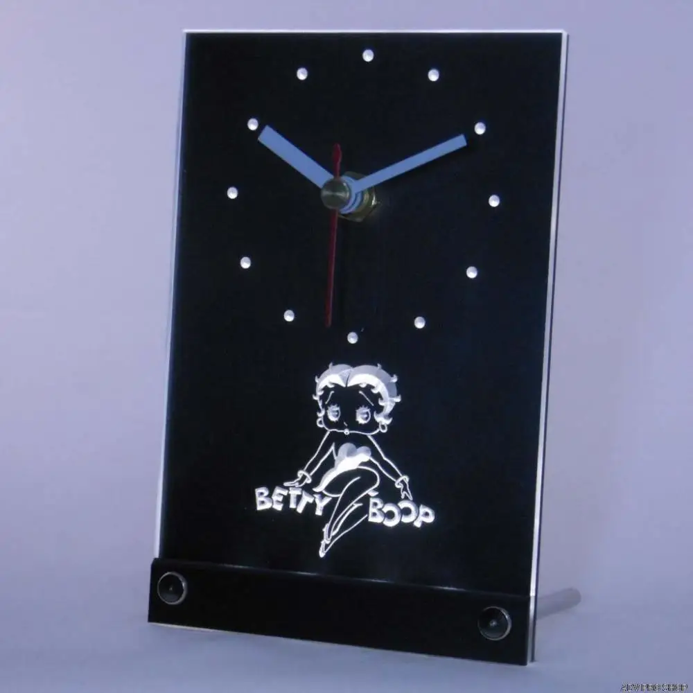 Tnc0233 Betty Boop настольный 3D светодиодный часы