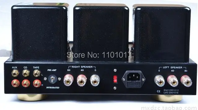 MeiXing MingDa MC34-B 6L6 двухтактный ламповый усилитель HIFI EXQUIS вакуумный ламповый Интегрированный усилитель или Предварительный Выход