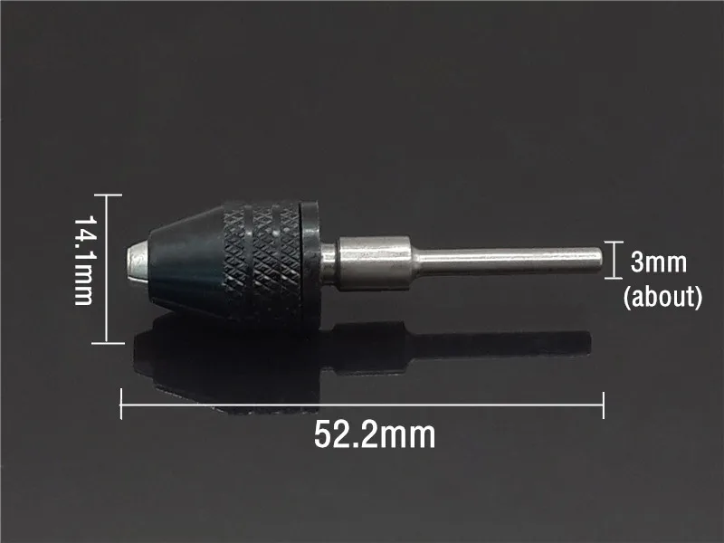 3mm Shank Black 1 шт. 0,3~ 3,6 мм зажим для быстрой смены адаптер сверло конвертер гравировка преобразования подключения мини БЕСКЛЮЧЕВОЙ Электрический инструмент питания - Цвет: 3mm Shank Black