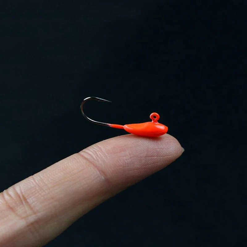 5pcs Jig Head Fishing Hooks 0.5g 0.7g 1.1g Mini Lead Ice Bass Carp Soft Lure Winter Accessories | Спорт и развлечения