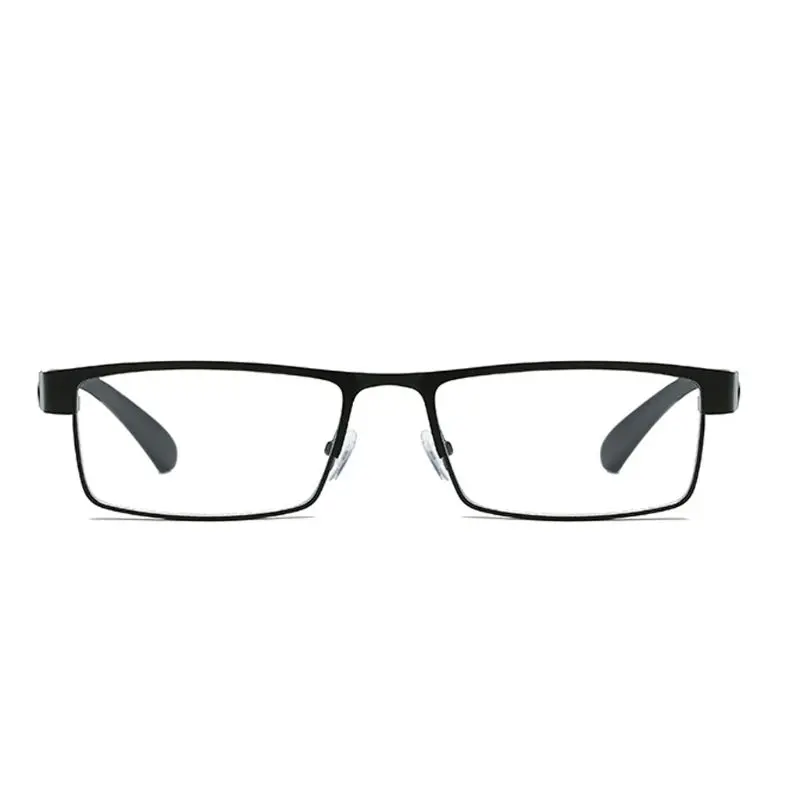 Прямоугольные металлические очки унисекс для чтения против усталости
