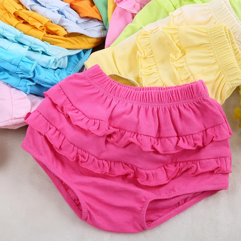 Baby shorts lace pants boys and girl's boxers baby summer soft thin children stripes solid colors |