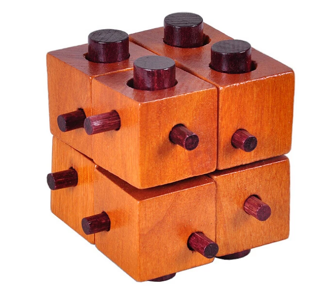 

Challenging IQ Wooden Brain Teaser 3D Puzzles Game for Adults