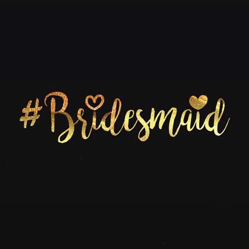 I Команда надпись «Bride Tribe» Жених подружки невесты красного вина Стекло тату-наклейка для с надписью "Bride To Be" девичник вечерние свадебные украшения для душа подарок - Цвет: I