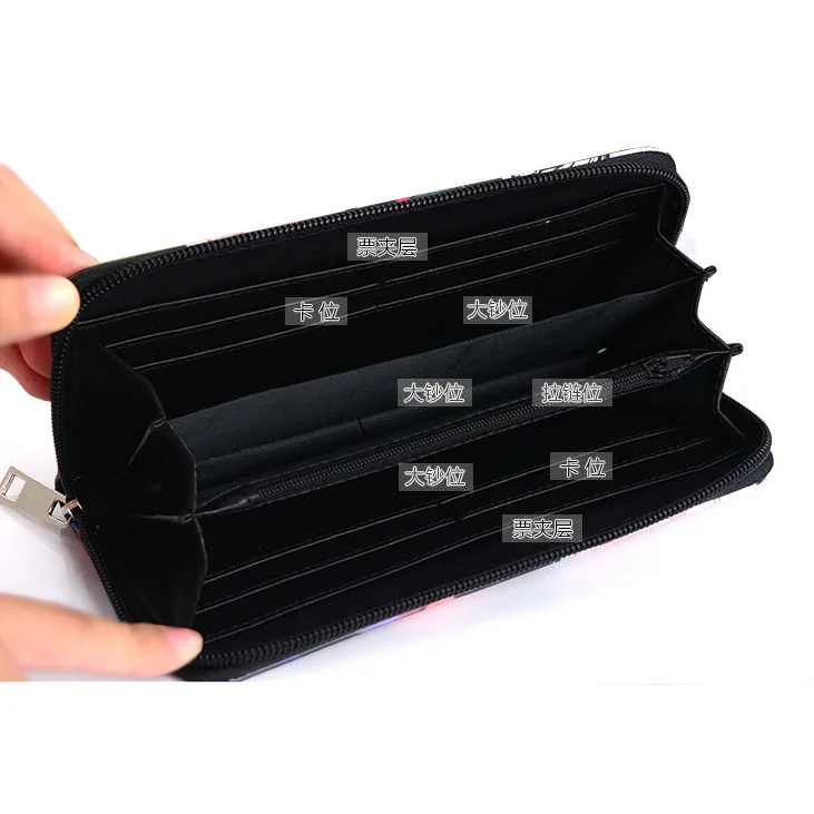 Lilo бумажники и кошельки в клетку из искусственной кожи Длинный кошелек с