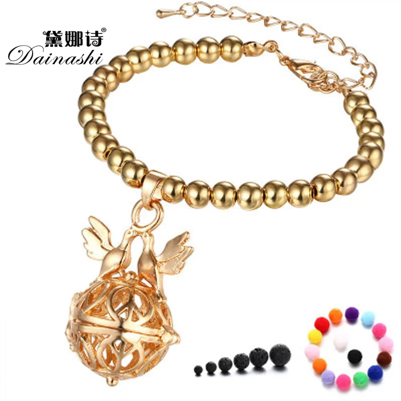 5 шт оптом опален клетка из бисера браслет шар с мир для голубя может DIY