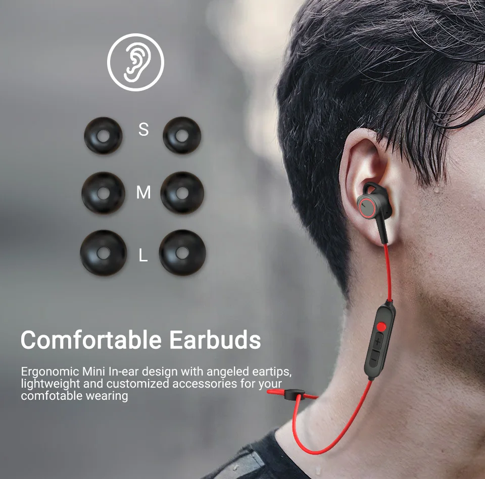 Langsdom L80 беспроводные наушники Bluetooth 3 EQ Звуковые режимы блютуз наушники для телефона IPX6 водонепроницаемые спортивные наушники беспроводные