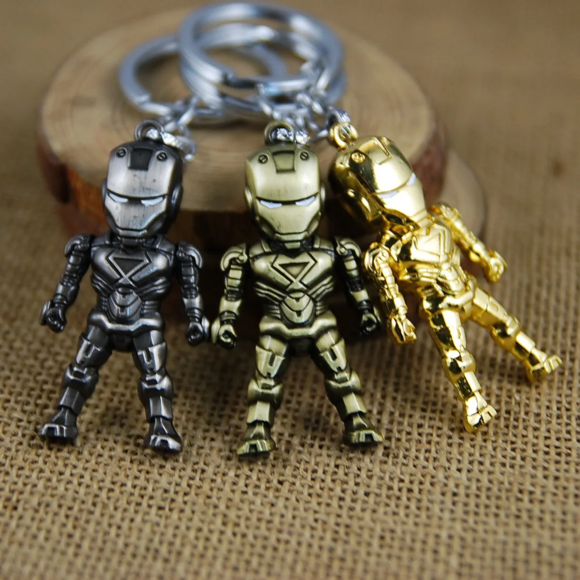 Фильм Marvel брелок с Железным человеком продвижение подарок кольцо подвеска для
