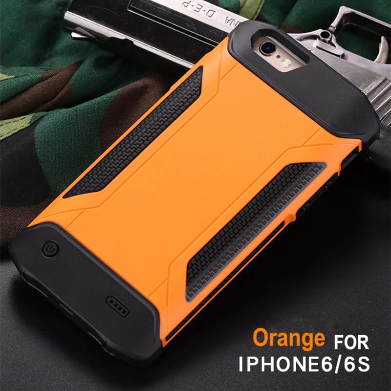 4000/5000 мАч для iPhone 8/7/6s/6 Портативный чехол для зарядного устройства для iPhone 8/7/6s/6 Plus внешний аккумулятор запасная крышка зарядного устройства