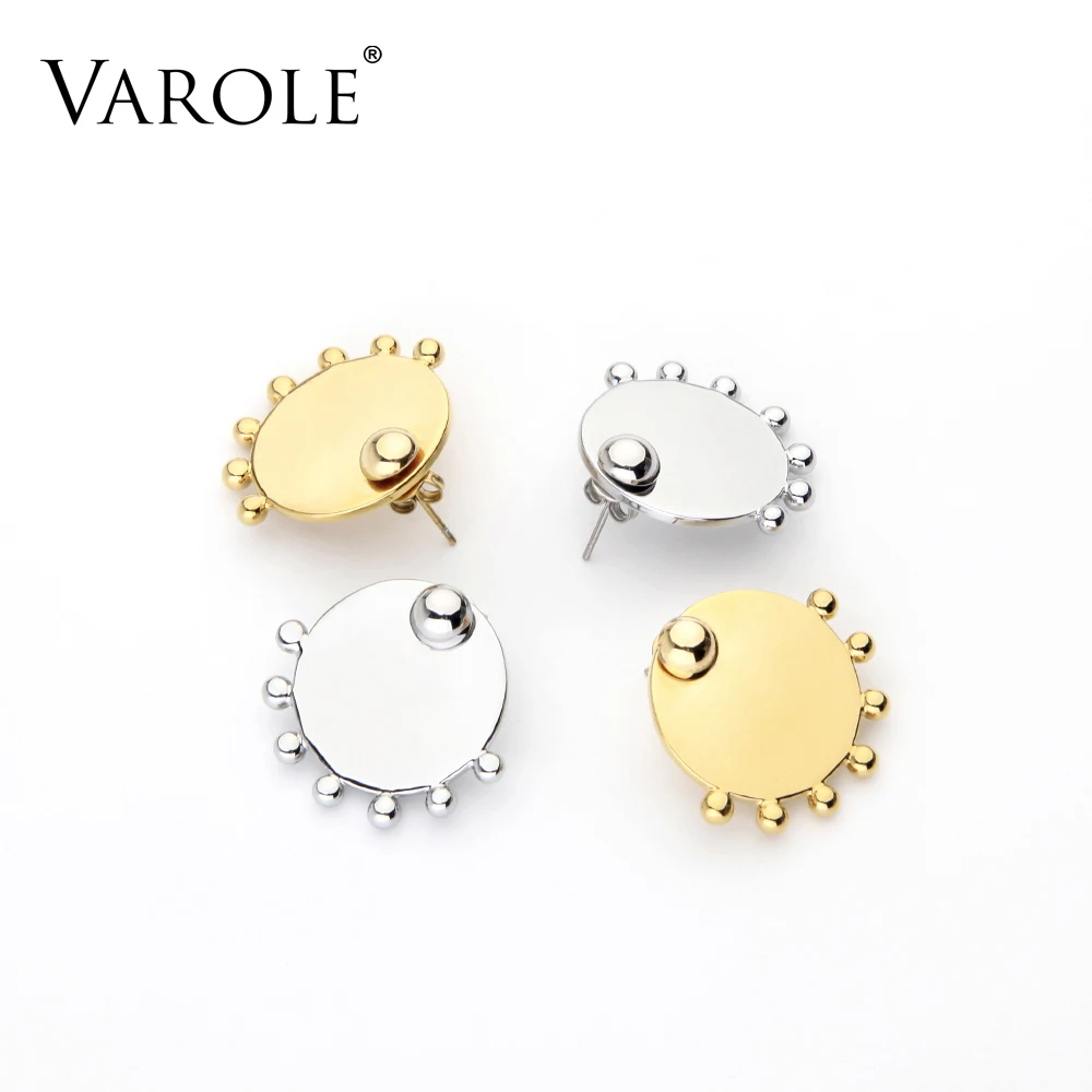 Серьги VAROLE с шариками золотого цвета для женщин, лидер продаж, модные ювелирные изделия, медные серьги Oorbellen Brincos Grandes
