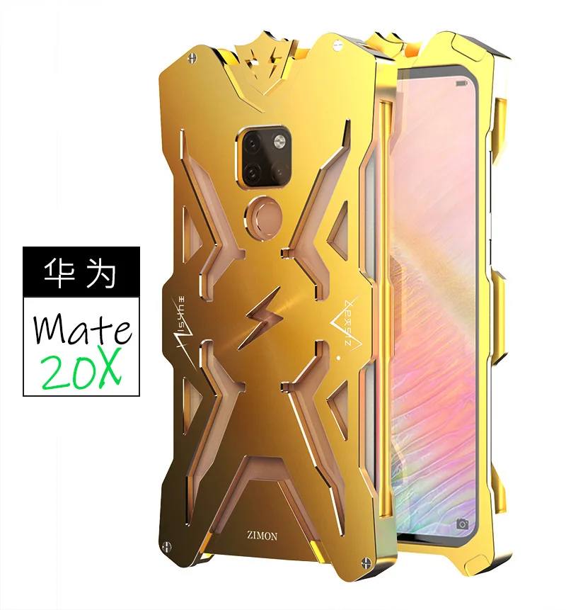 Для huawei mate 20 Zimon авиационный алюминиевый металлический чехол, прочный защитный чехол для huawei mate 20 Pro mate 20X металлический чехол