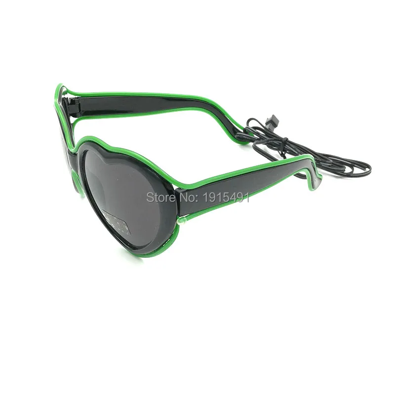 Хэллоуин Рождество Вечеринка любовь образный зеленый гибкий DC3V EL холодный свет