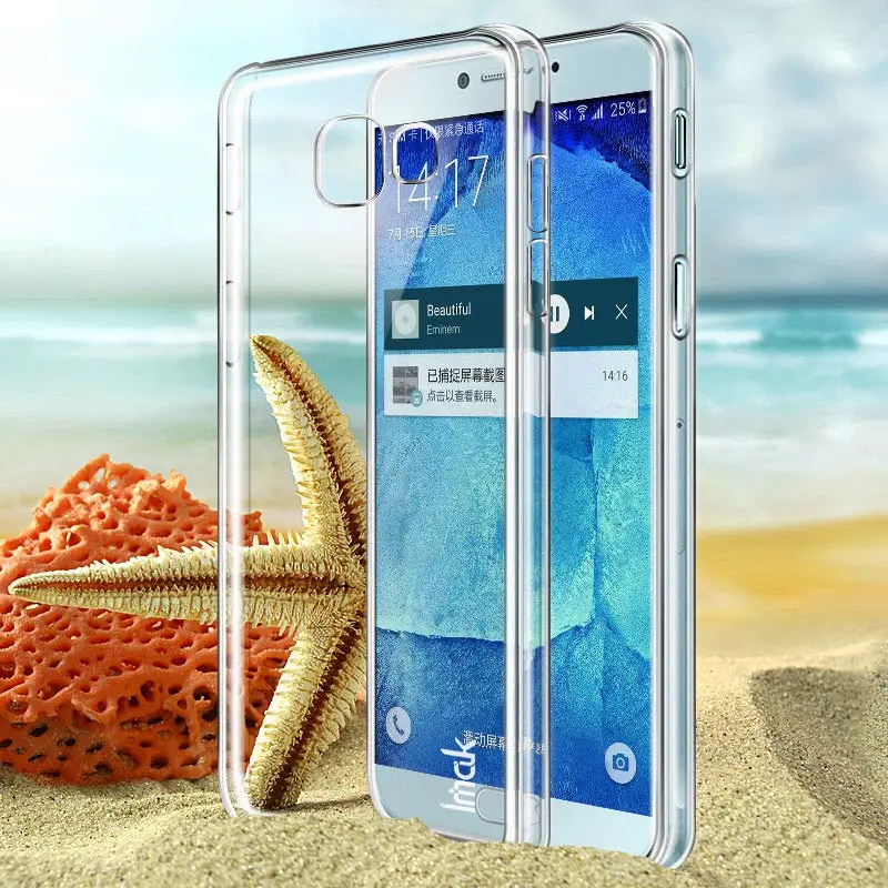 1 шт. IMAK Crystal II чехол для Samsung Galaxy A3 (2017) + полный охват защитное стекло пленка |