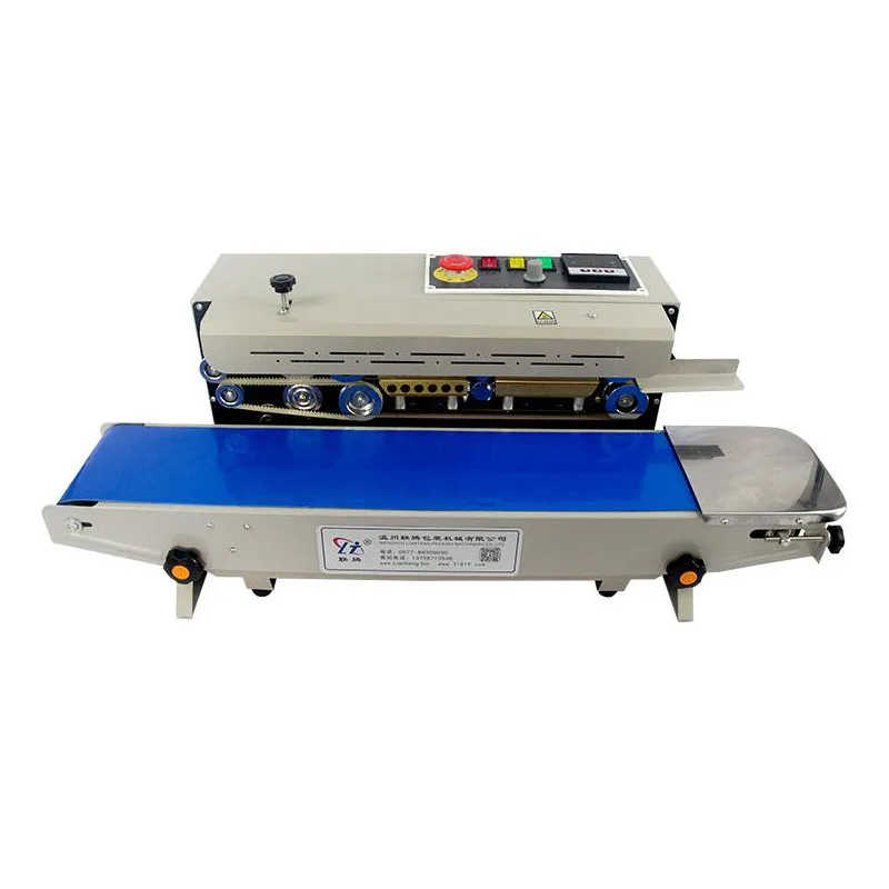 Continuous Film Sealing Machine Plastic Bag Sealer Auto PVC Horizontal Heating Packing FR-770 | Обустройство дома