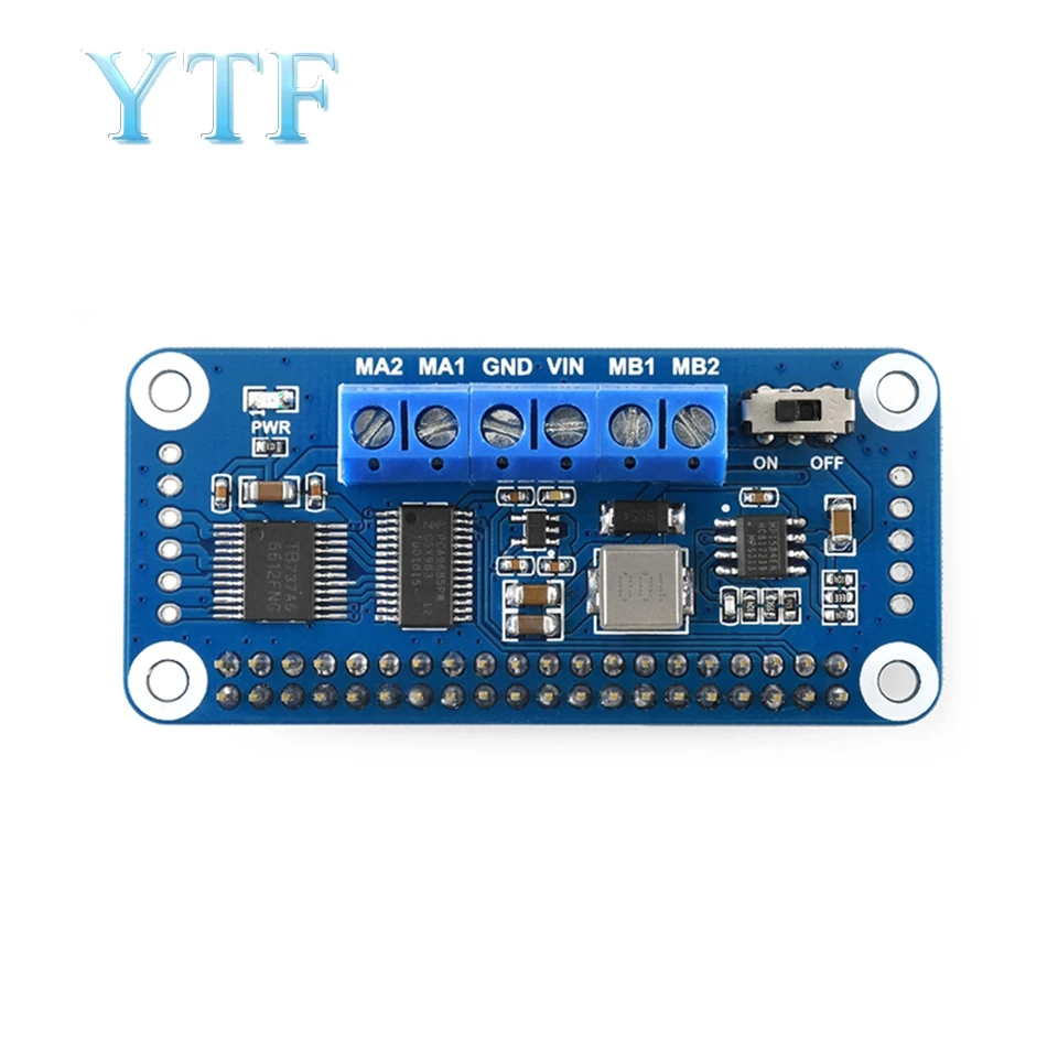 PCA9685 поддержка расширения платы двигателя Raspberry Pi 3 B +/Zero W/Smart Car|Аксессуары для