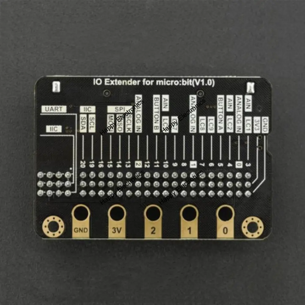 DFRobot micro: IO удлинитель micro: bit IO Плата расширения интегрировать Gravity IO I2C последовательные порты поддержка Gravity весь модуль датчика