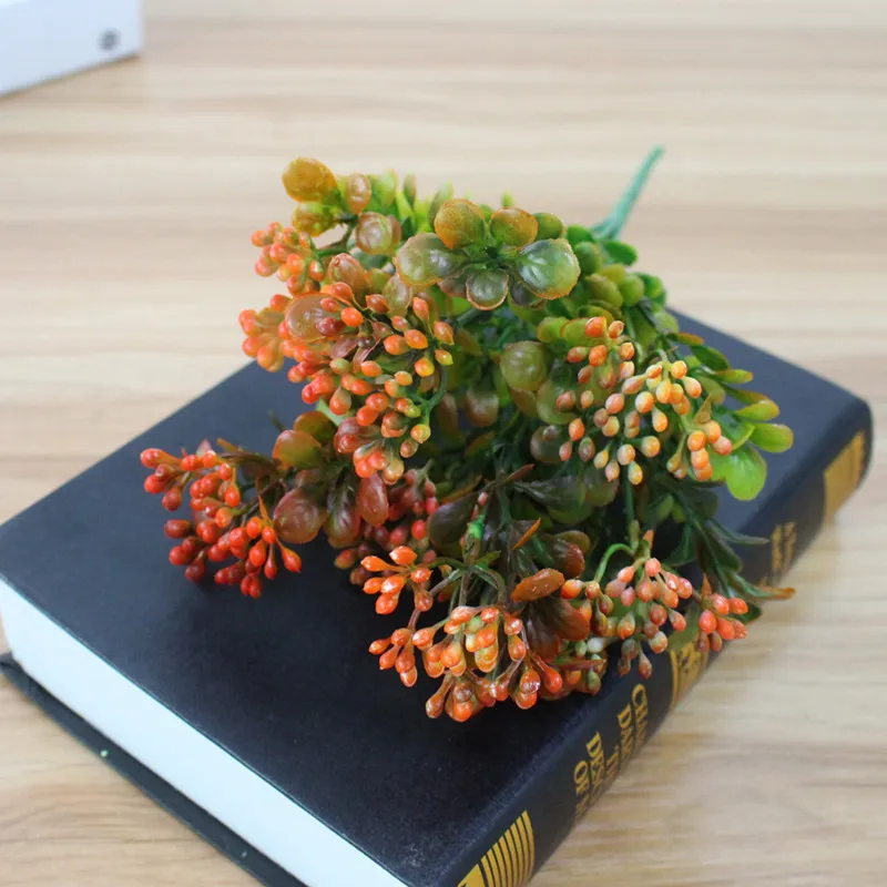 Искусственные пластиковые ветки для украшения дома свадебные искусственные