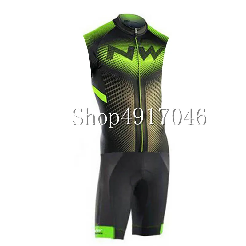 Триатлонный костюм NW Pro Team Ropa Ciclismo Велосипедное трико без Рукавов Джерси наборы