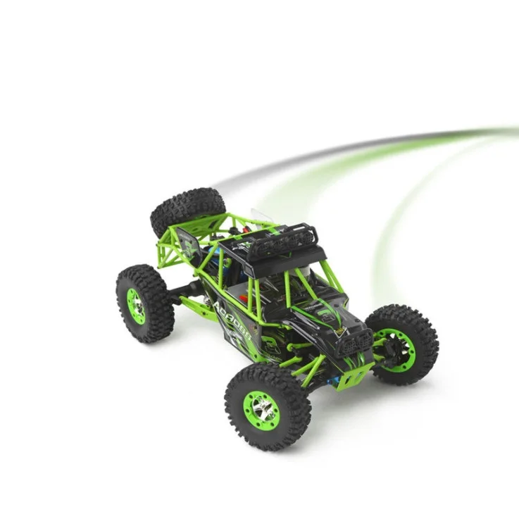 Высокое качество Dirt bike 2,4G 1/12 4WD гусеничный Радиоуправляемый автомобиль 1:12 Электрический четырехколесный привод Альпинизм с светодиодный светильник RTR пульт дистанционного управления