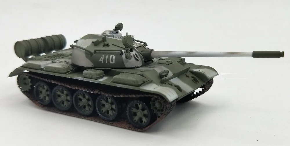 1: 72 T55 модель Советской Армии T-55 основной боевой танк трубач, готовый продукт Модель 35026 Коллекционная модель