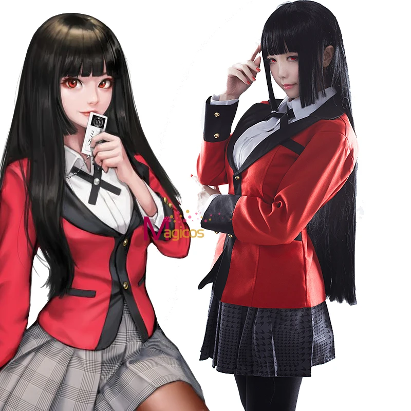 Костюм для косплея юмэко джабами из японского аниме униформа школьниц вечерние