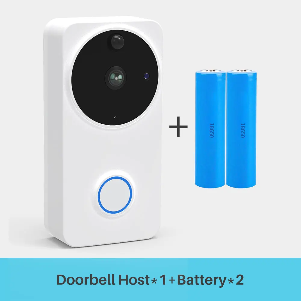Option 3 WiFi дверной Звонок камера Смарт Wi-Fi Двусторонняя видеодомофон дверной звонок камера ночного видения PIR монитор сигнализация удаленный домашний мониторинг - Цвет: Option 3