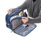 Женская дорожная косметичка, сумка-Несессер для туалетных принадлежностей, портативный органайзер для косметики, сумка для хранения