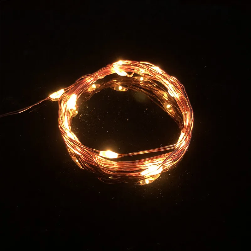 DC 5V 2M 20LED USB зарядное устройство Светодиодная лента с питанием от RGB медная