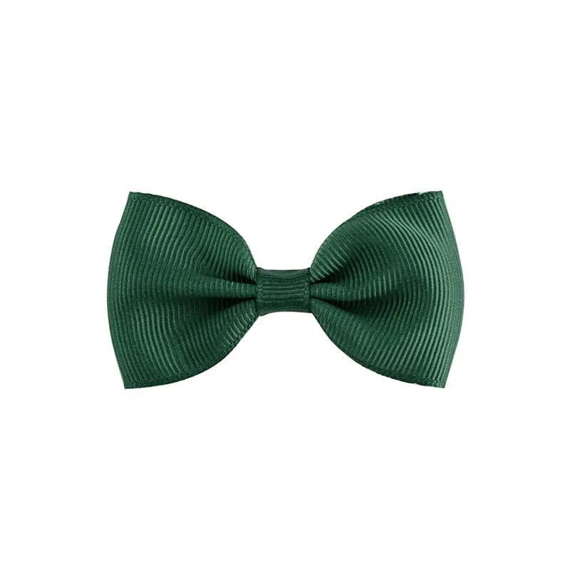 39 Dark Green UNTAMED Ленточные банты с заколками для волос для детей девочек мини-заколки для волос аксессуары для волос - Цвет: 39 Dark Green