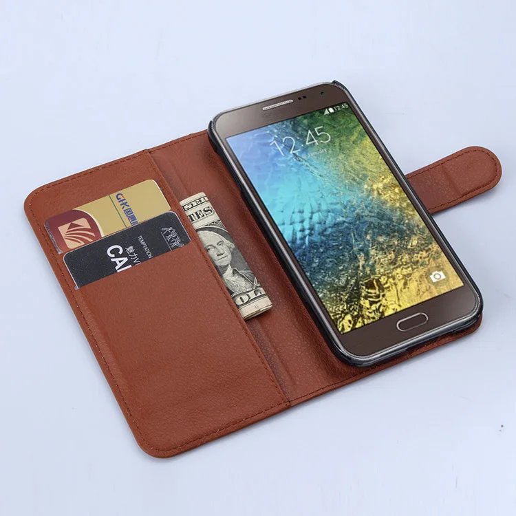 Роскошный чехол бумажник из искусственной кожи с откидной крышкой для телефона
