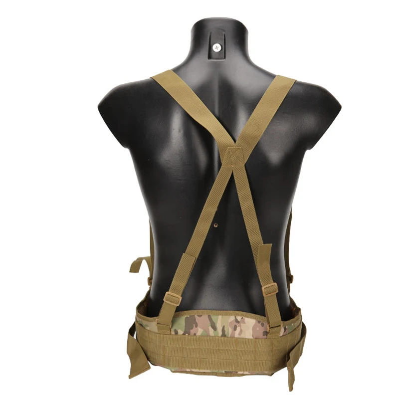 Тактический ремень в стиле милитари многофункциональный для пейнтбола