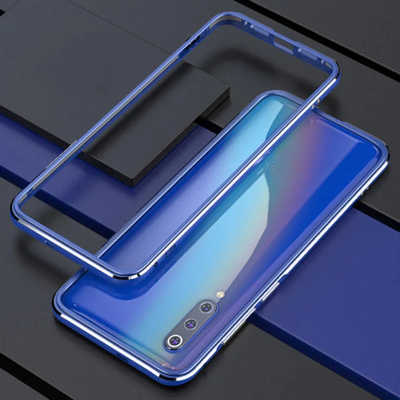 Роскошный брендовый Алюминиевый металлический бампер для Xiaomi Mi 9, металлический капа, чехол, Форма колонки, рамка для Xiaomi Mi 9, чехол