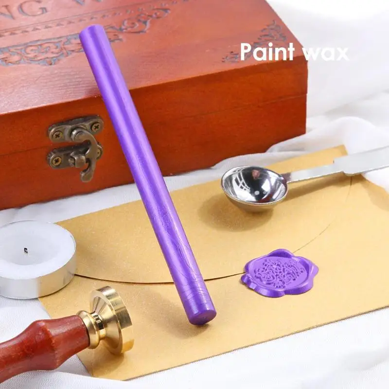 Многоцветная Ретро уплотнительная Восковая Палочка для свадебных приглашений печать штамп бар