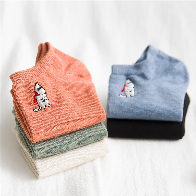 

[COSPLACOOL]2019 Korean Spring Summer Fashion Happy Funny Cute Women Socks New High Quality Women Simple Female Sokken Harajuku