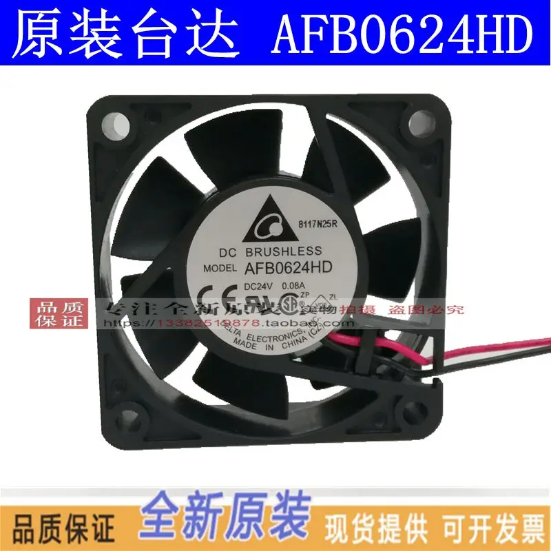 Новый Дельта AFB0624HD 6020 24V 0.08A 6 см частоты Вентилятор охлаждения