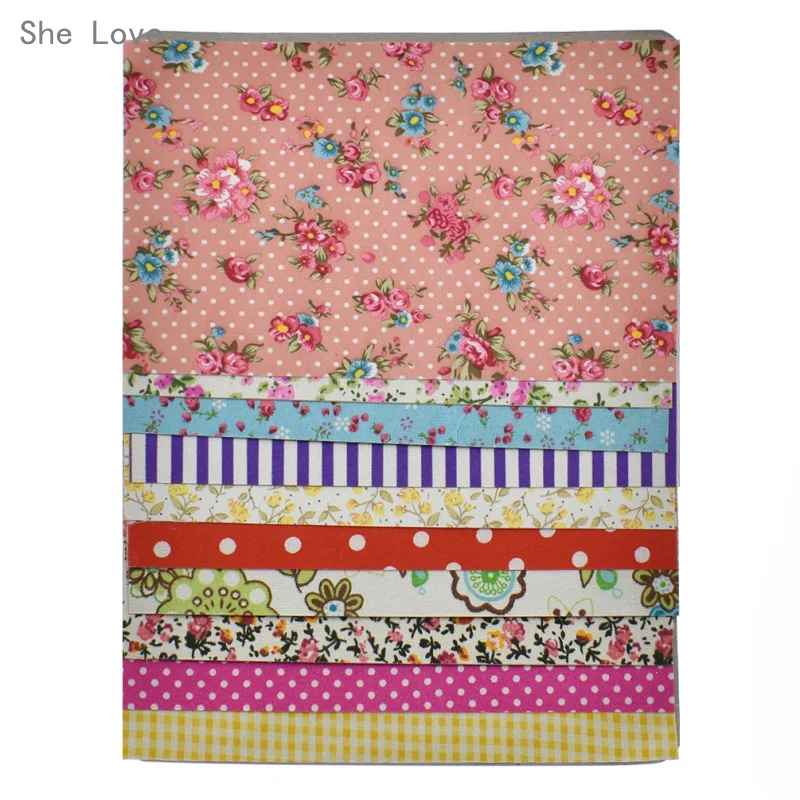 Chzimade 10 Sheets Self-adhesive Fabric Scrapbooking Sewing Art Sticker Paper Patterns Dot DIY Gift Decoration Random Color | Дом и сад