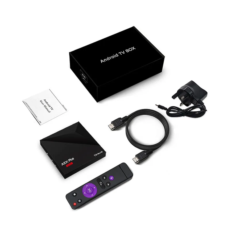 A5X PLUS Мини ТВ приставка Android 9 0 2 Гб 16 RK3328 Смарт с пентой ядро 4G WIFI 100 м LAN H.265 4K