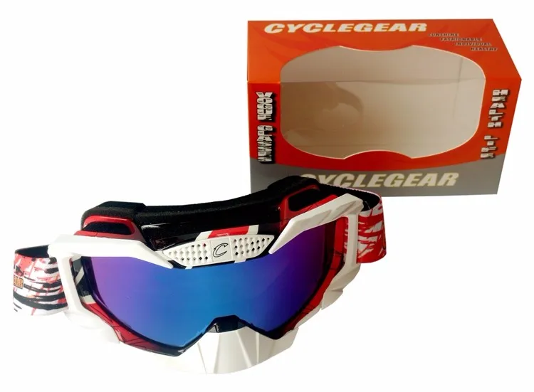Goggle мотоциклетные очки Brillen Байк Okulary Мотокросс окуло Gafas Occhiali Moto Cyclegear CG07