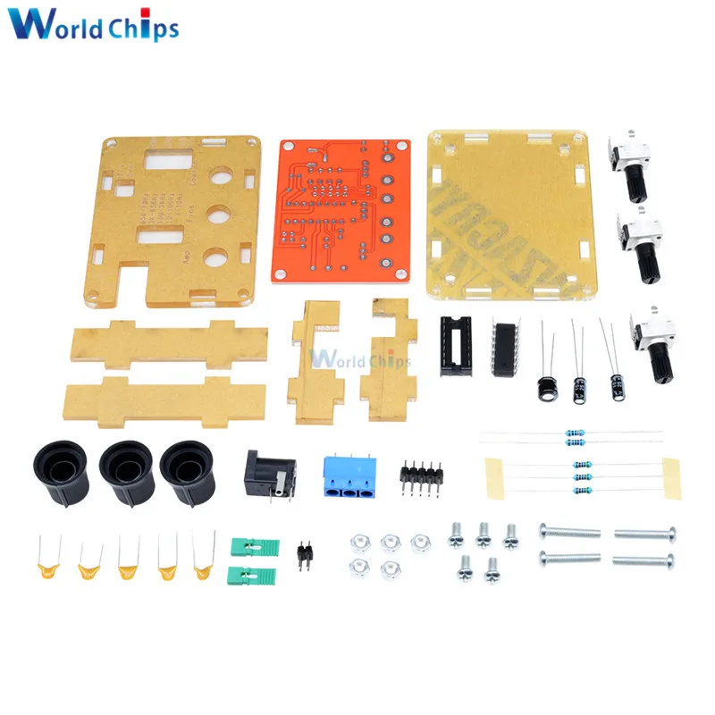XR2206 DIY Kit синусоидальный треугольник квадратной волны выход 1 Гц-1 МГц Функция DDS генератор сигналов Регулируемая амплитуда частоты