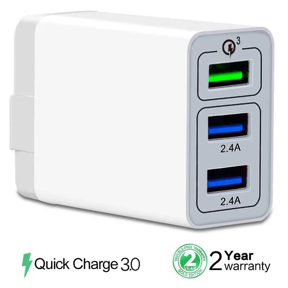 Универсальное быстрое зарядное устройство USB 30 Вт 3 0 5 в 4A для Iphone 7 8 EU US Plug