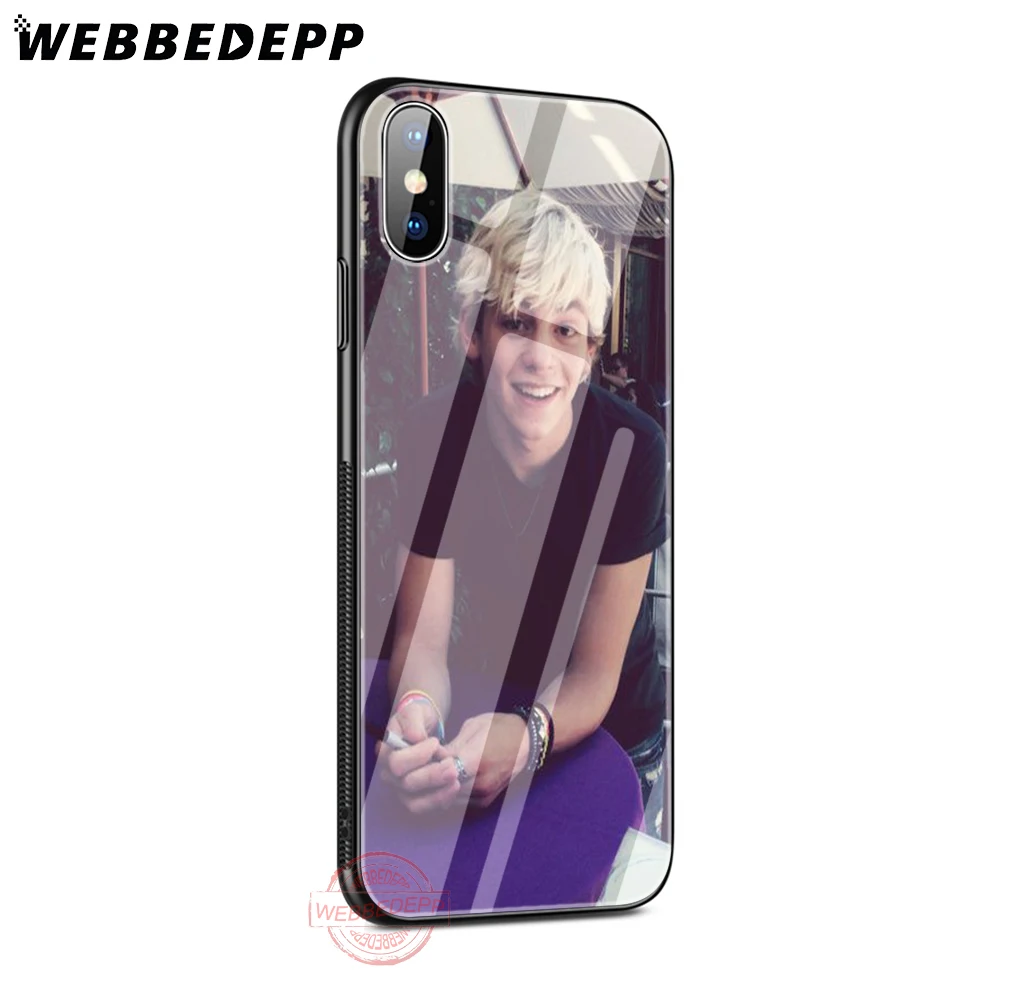 WEBBEDEPP Ross Lynch R5 Band Tempered Glass Phone Case for Apple iPhone XS Max XR X 8 7 6S Plus 5S SE | Мобильные телефоны и