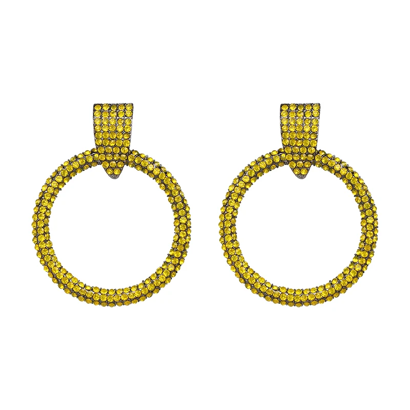 Хит продаж 2018 брендовые красочные геометрические круглые серьги JURAN с