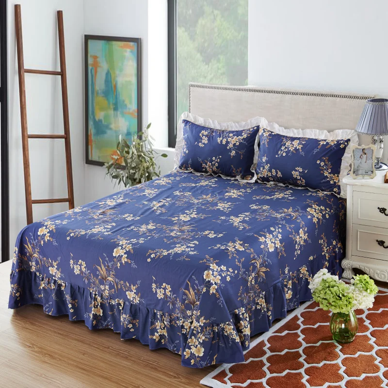 Двуспальный комплект постельного белья из 3 предметов наволочки в клетку с