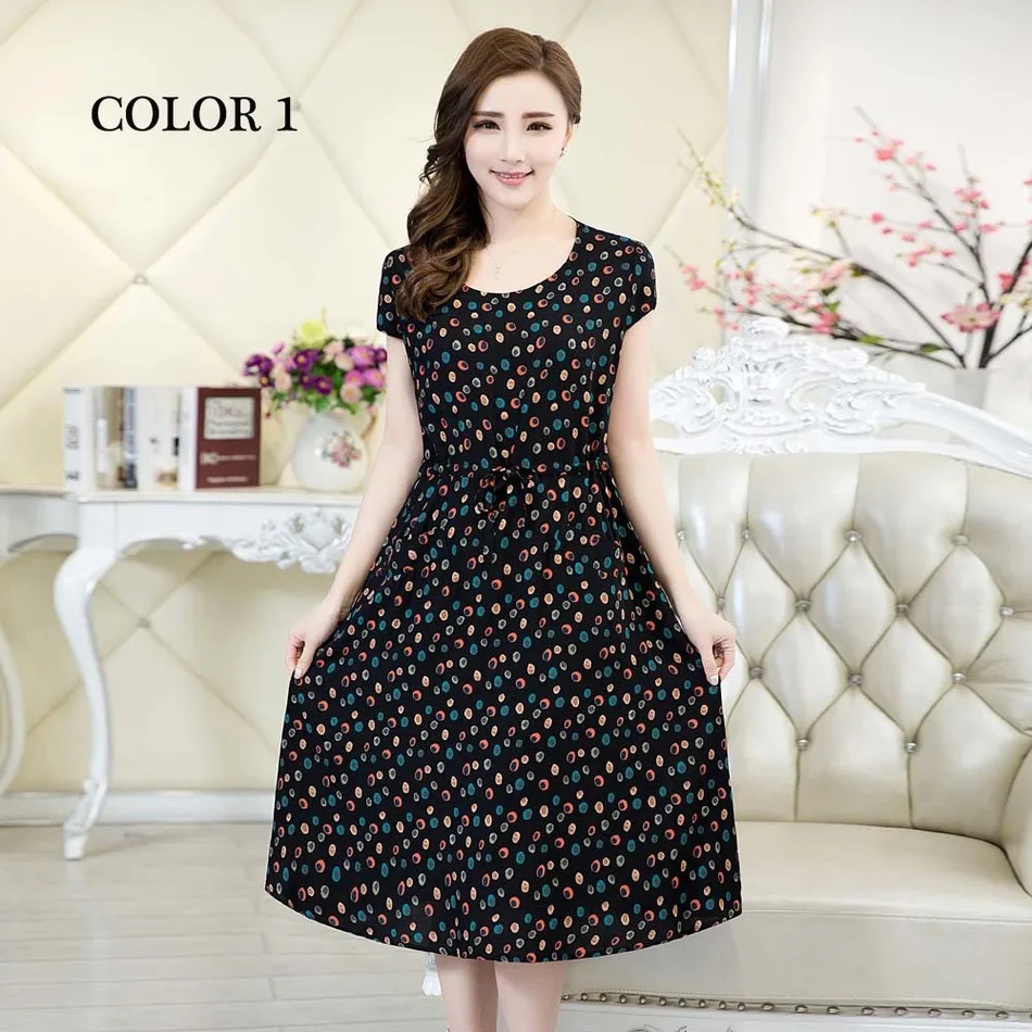 Xl 5xl женская одежда Vestidos Повседневный стиль винтажное платье с цветочным принтом