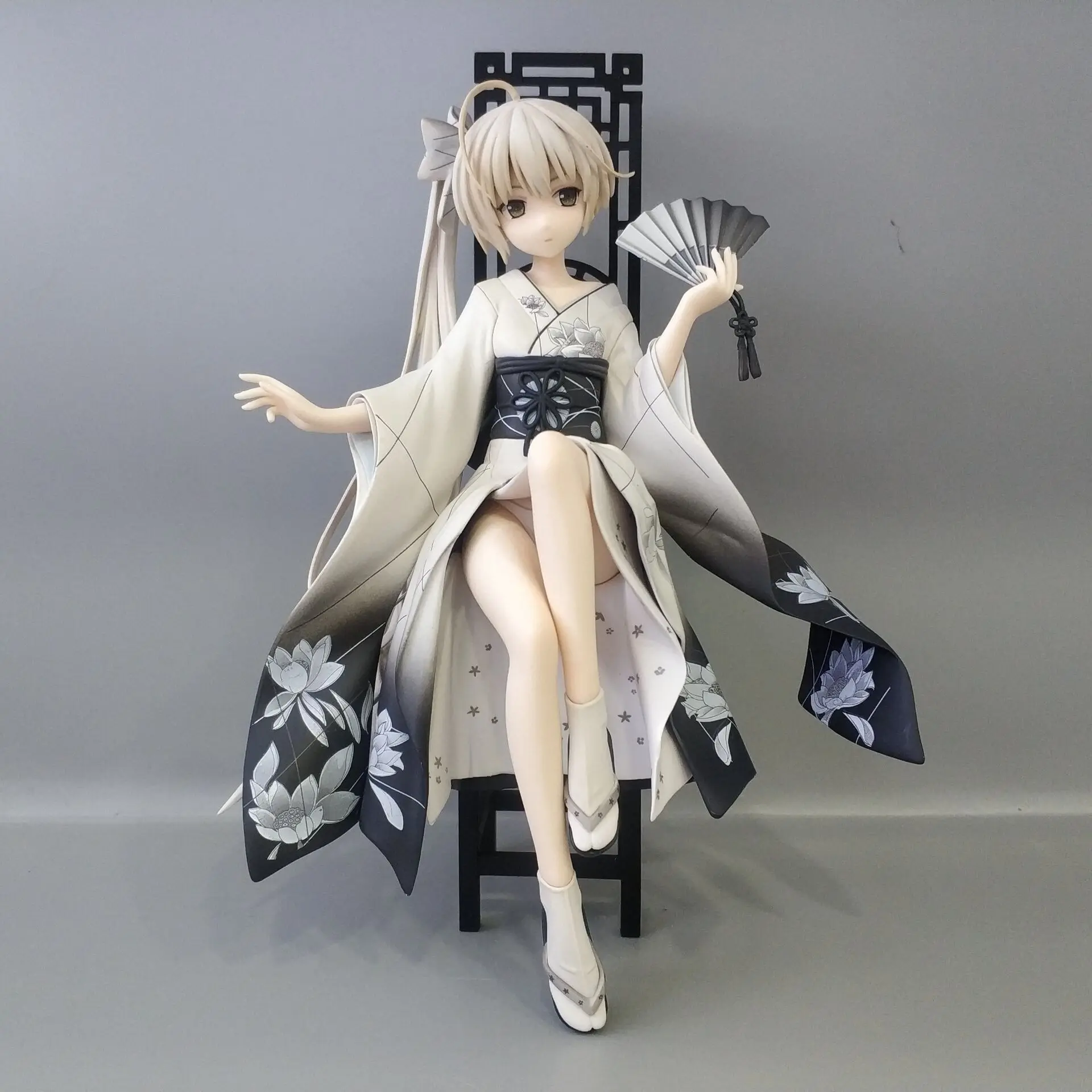 

17CM Japanese anime figure Kasugano Sora kimono sitting ver action figure collectible model toys for boys
