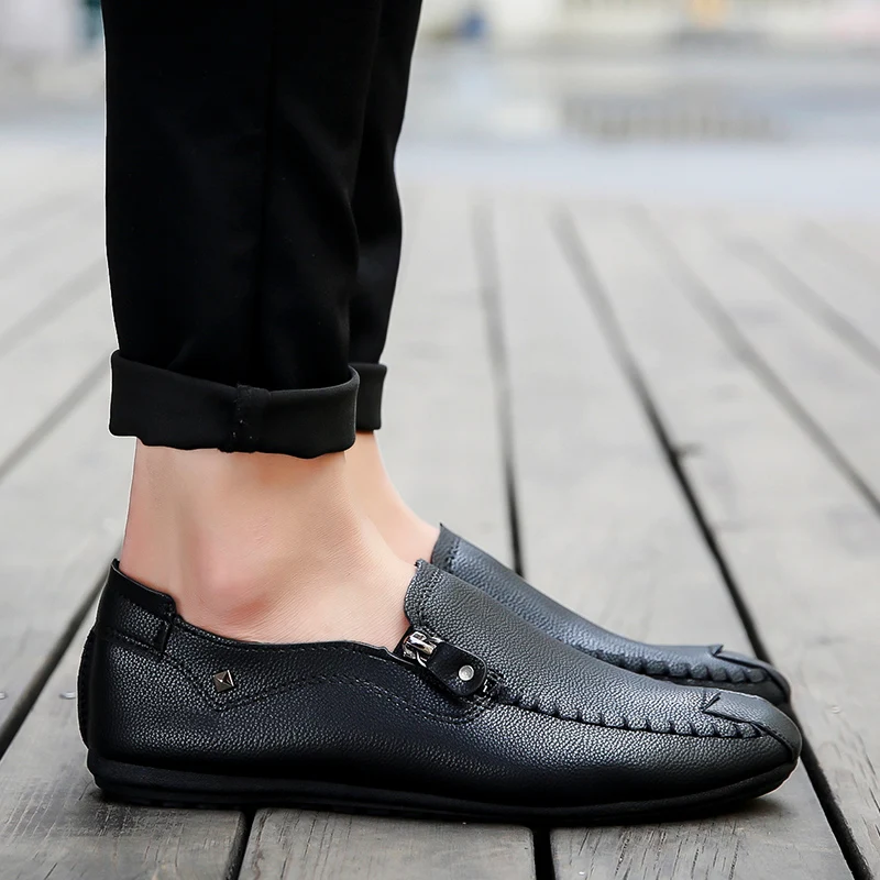Весенняя мужская повседневная обувь; zapatos de hombre; Новинка; Высококачественная классическая мужская обувь на плоской подошве для вождения; Мужская обувь; кроссовки; лоферы