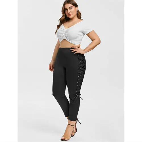 

Hot Sale Women High Waist Fitness Leggings Pants Female Running Sports Pants Workout Casual Fashion Pants Plus Size XL-4XL