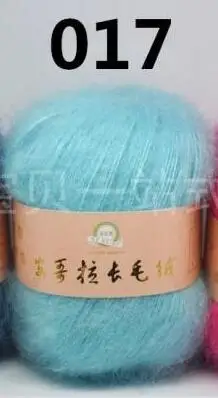 017 pink blue TPRPYN 1 шт. = 50 г мягкий мохер Кашемир Вязание шерсть пряжа DIY шаль шарф вязание крючком нитки поставки - Цвет: 017 pink blue